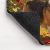 Tapis De Souris Corgi dans les Roses V (Coin)