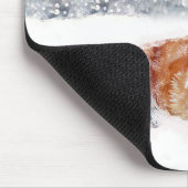 Tapis De Souris Corgi d'hiver (Coin)