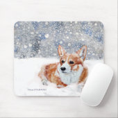 Tapis De Souris Corgi d'hiver (Avec souris)