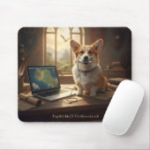 Tapis De Souris Corgi et souris (Avec souris)