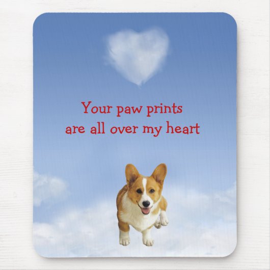 Tapis De Souris Corgi Mousepad de Gallois de Pembroke (Devant)