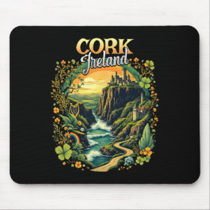 Tapis De Souris Cork Irlande Séjour Voyage Voyage Souvenir Irlanda