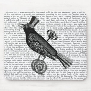 Tapis De Souris Corneille 2 de Steampunk