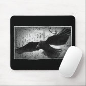 Tapis De Souris Corneille de luxe (Avec souris)