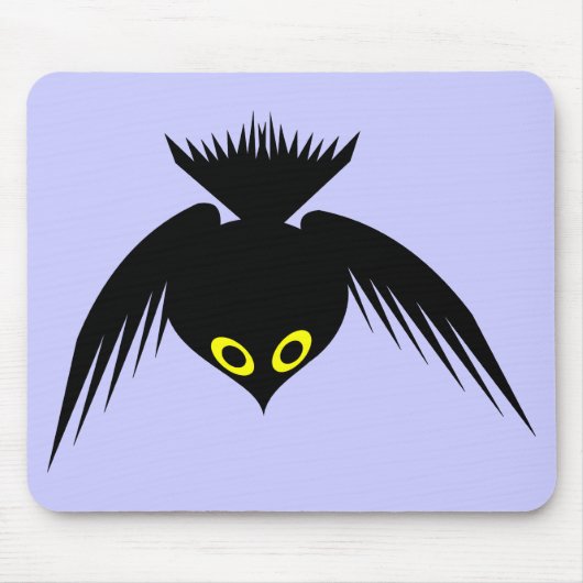 Tapis De Souris Corneille Mousepad (Devant)