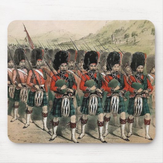 Tapis De Souris Cornemuses sur le défilé (Devant)