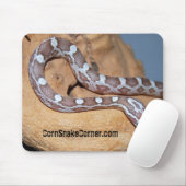 Tapis De Souris CornSnakeCorner Mousepad - customisé (Avec souris)