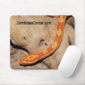 Tapis De Souris CornSnakeCorner Mousepad - customisé (Avec souris)