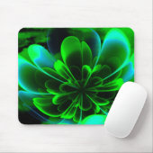 Tapis De Souris Corolla Stimulée Verte Pétales (Avec souris)