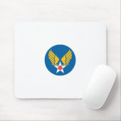 Tapis De Souris Corps d'air d'armée (Avec souris)
