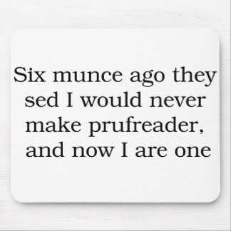 Tapis De Souris Correcteur d'épreuves Mousepad