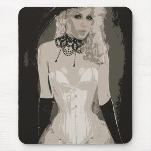 Tapis De Souris Corset Art vintage