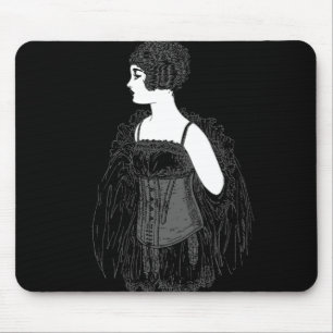 Tapis De Souris Corset Flapper Vintage