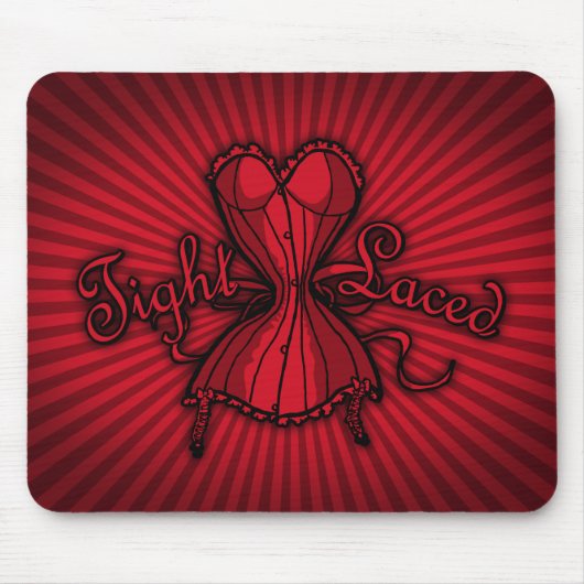 Tapis De Souris Corset Lacé Serré (Devant)