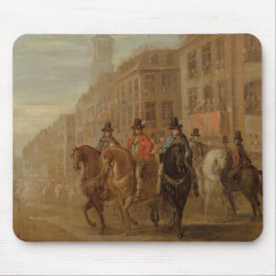 Tapis De Souris Cortège de restauration de Charles II chez