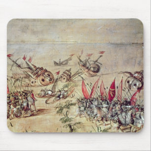 Tapis De Souris Cortes descendant sa flotte outre de la côte de