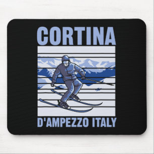 Tapis De Souris Cortina D'ampezzo Italie Ski