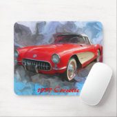 Tapis De Souris Corvette 1957 (Avec souris)