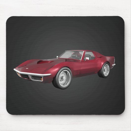 Tapis De Souris Corvette 1970 : La sucrerie Apple finissent : (Devant)