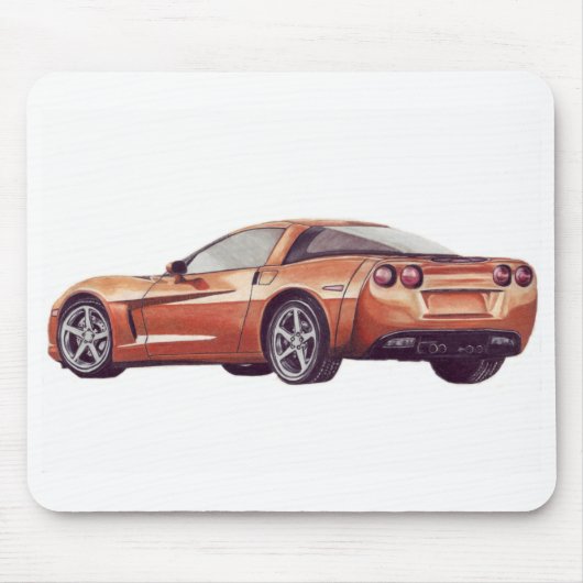 Tapis De Souris Corvette C6 (Devant)