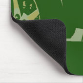 Tapis De Souris Corvette Camouflage Vert (Coin)