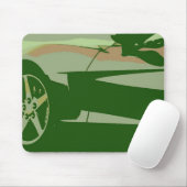 Tapis De Souris Corvette Camouflage Vert (Avec souris)