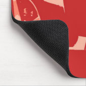 Tapis De Souris Corvette d'art pop rouge (Coin)