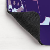 Tapis De Souris Corvette d'art pop violette (Coin)