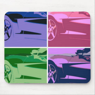 Tapis De Souris Corvettes d'art pop