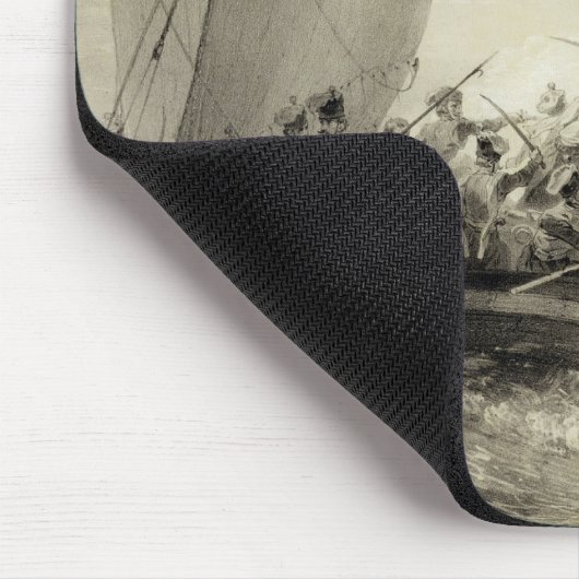 Tapis De Souris Cosaques d'Azov embarquant un corsaire turc (Coin)
