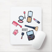 Tapis De Souris Cosmétique / maquillage illustration (Avec souris)