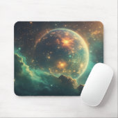 Tapis De Souris Cosmic Dawn Nebula Design (Avec souris)