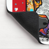 Tapis De Souris Cosmic Pit Bull - Couleur Lumineuse - Idée Cadeau (Coin)