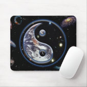 Tapis De Souris Cosmic Yin Yang (Avec souris)