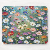 Tapis De Souris Cosmos Garden Abstrait (Devant)
