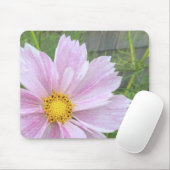 Tapis De Souris Cosmos - rose pâle et vert — (Avec souris)