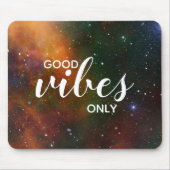 Tapis De Souris Cosmos Space Galaxy Stars Good Vibes seulement Cit (Devant)