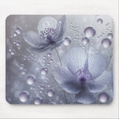 Tapis De Souris Cosmos Violets Dans L'Eau (Devant)