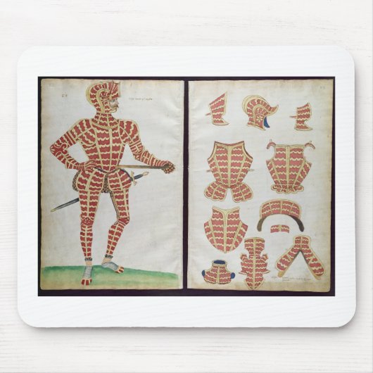 Tapis De Souris Costume d'armure pour le duc de Worcester, 1589 (Devant)