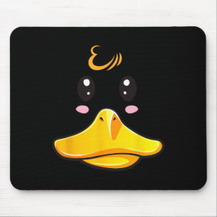 Tapis De Souris Costume de canard en caoutchouc mou Ducky Visage H