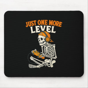 Tapis De Souris Costume de gamer squelette d'Halloween de jeu vidé
