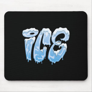 Tapis De Souris Costume de glace et de feu amusant Halloween Famil