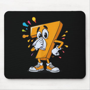 Tapis De Souris Costume de Halloween Sick Seven 67 Meme pour les f
