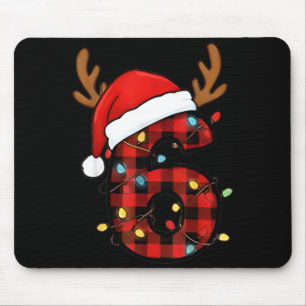 Tapis De Souris Costume de Noël Hommes Femmes Mème Correspondant N