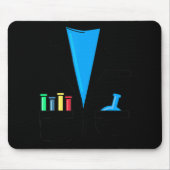 Tapis De Souris Costume de scientifique fou Chimie Nerd Fun Scienc (Devant)