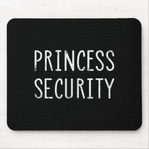 Tapis De Souris Costume de sécurité de princesse drôle pour parent