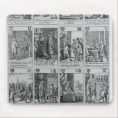 Tapis De Souris Costume des coeurs illustrant 'le Plot papal (Devant)