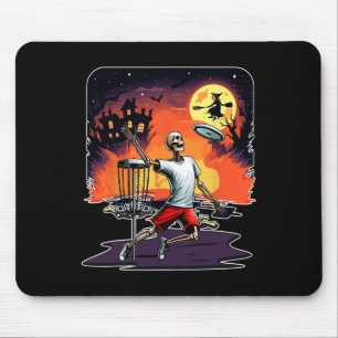 Tapis De Souris Costume d'Halloween d'horreur de squelette joueur 