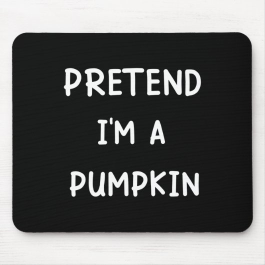 Tapis De Souris Costume d'Halloween Lazy Faire semblant d'être un  (Devant)