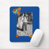 Tapis De Souris Costume d'Halloween Photo Marigolds Blue Mousepad (Avec souris)